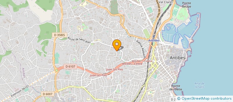 localisation de l'entreprise LRO TRANSACTIONS à ANTIBES