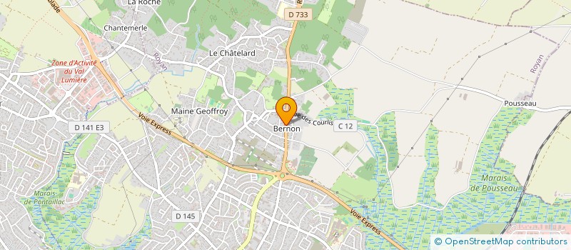 localisation de l'entreprise LRO TRANSPORTS  ROYAN