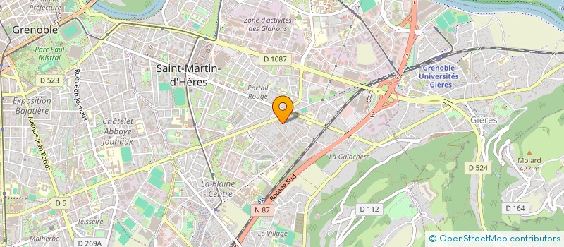 localisation de l'entreprise LRP  SAINT-MARTIN-D'HERES