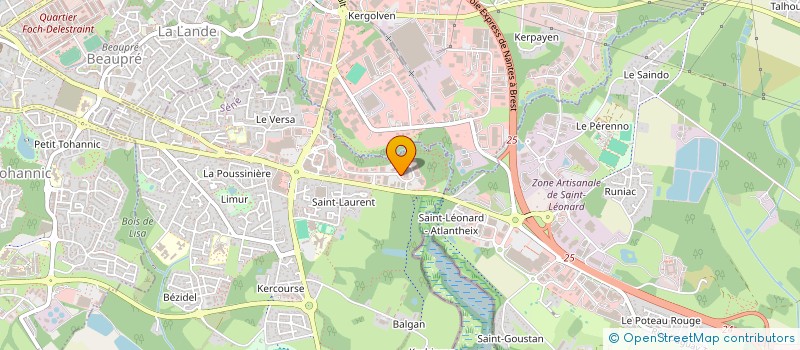 localisation de l'entreprise LRP CONCEPT VANNES à SENE