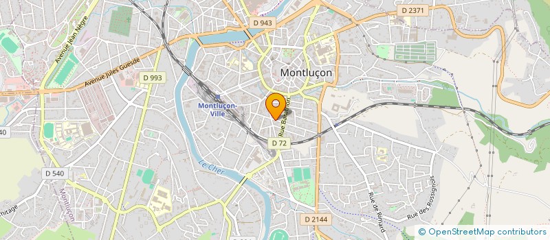 localisation de l'entreprise LRP IMMO à MONTLUCON