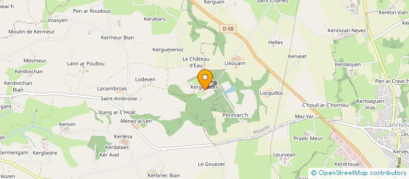 localisation de l'entreprise LRP MOULIN MER  BRELES