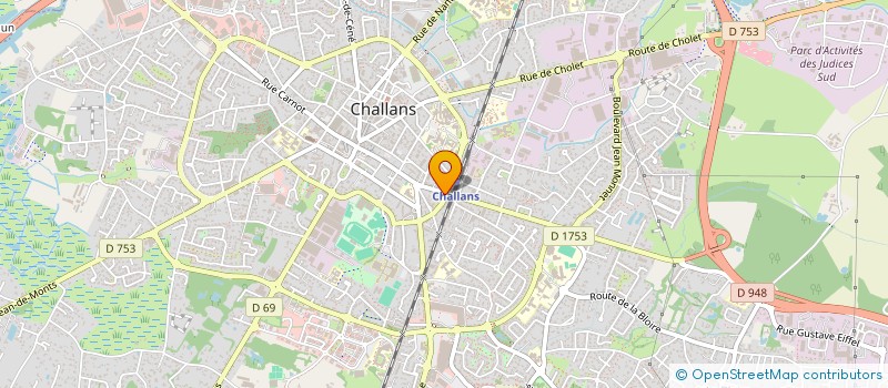 localisation de l'entreprise LRPC à CHALLANS
