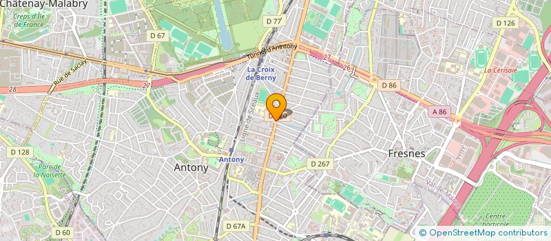 localisation de l'entreprise LRPJ à ANTONY