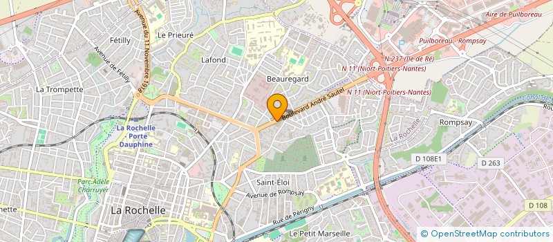 localisation de l'entreprise LRS à LA ROCHELLE