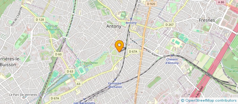 localisation de l'entreprise LRS ELEC à ANTONY