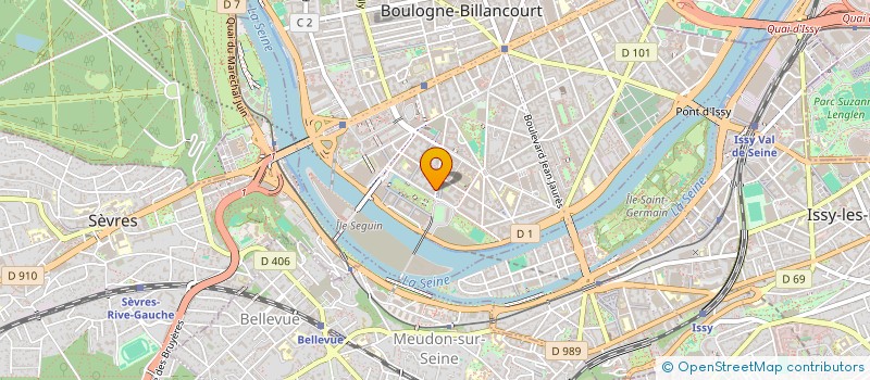 localisation de l'entreprise LRS IMMO à BOULOGNE-BILLANCOURT