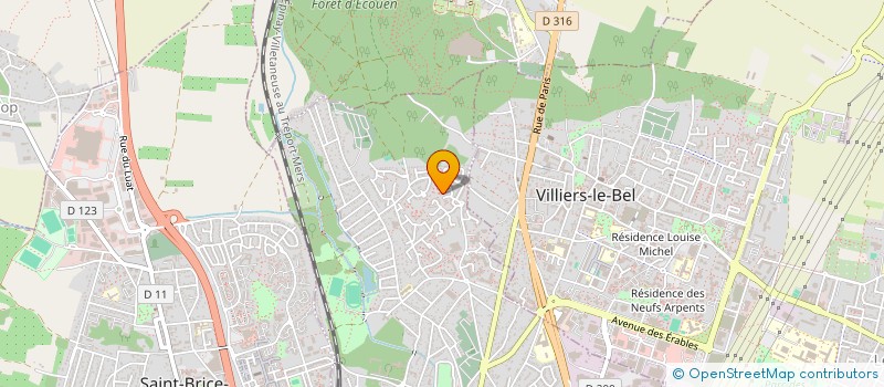 localisation de l'entreprise LRS INVESTISSEMENT à SARCELLES
