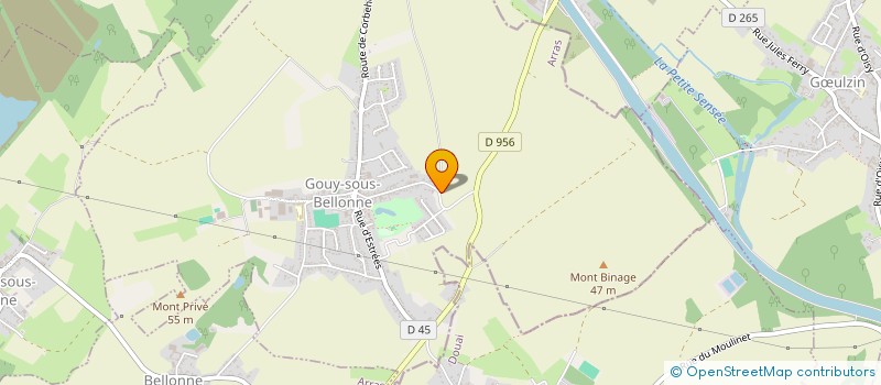 localisation de l'entreprise LRS YNE  GOUY-SOUS-BELLONNE