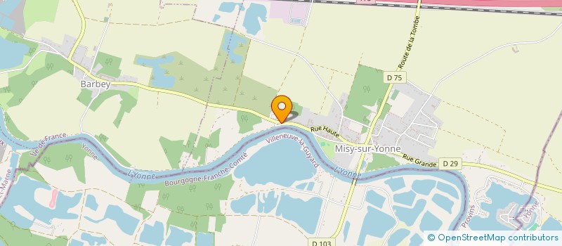 localisation de l'entreprise LRS77  MISY-SUR-YONNE