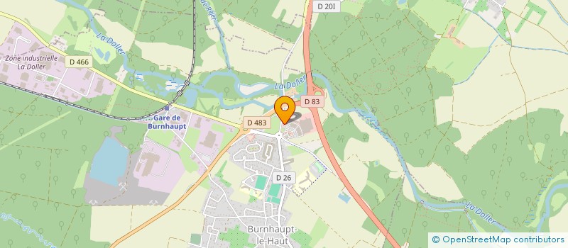 localisation de l'entreprise LRSPORTS-DOLLER  BURNHAUPT-LE-HAUT