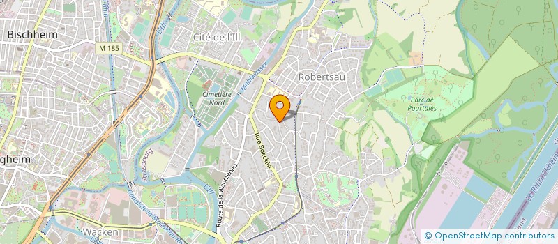localisation de l'entreprise LRT à STRASBOURG