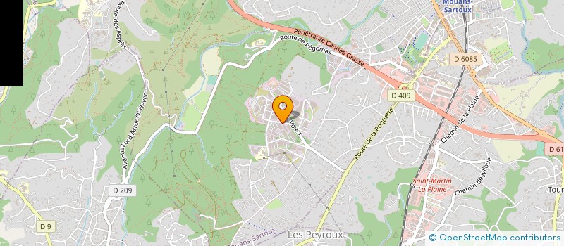 localisation de l'entreprise LRT INVEST  MOUANS-SARTOUX