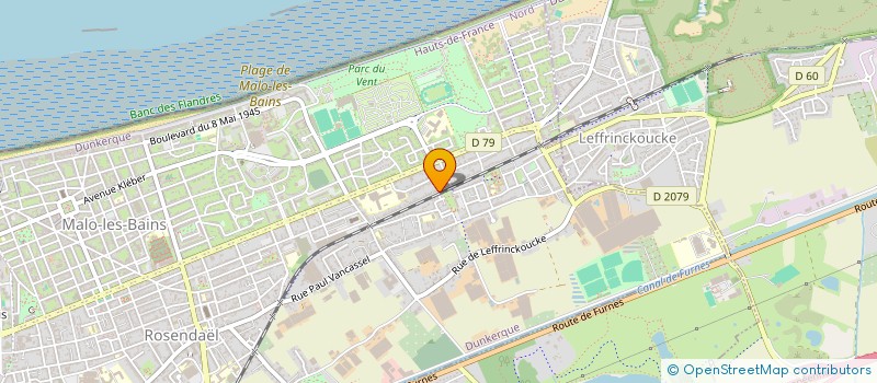 localisation de l'entreprise LRT SUPPLY à DUNKERQUE