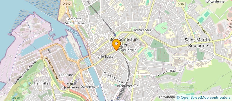 localisation de l'entreprise LRTB à BOULOGNE-SUR-MER