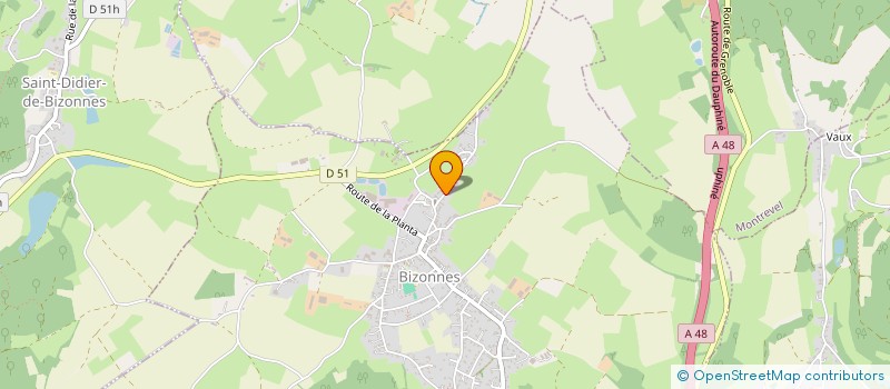 localisation de l'entreprise LRV FINANCES  BIZONNES