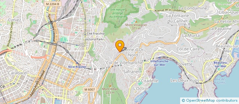 localisation de l'entreprise LRV SARL à NICE