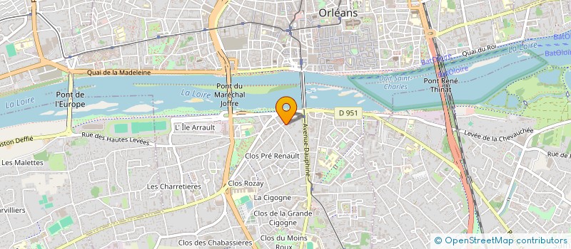 localisation de l'entreprise LRVA  ORLEANS
