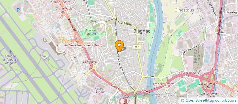 localisation de l'entreprise LRX GARAGE  BEAUZELLE