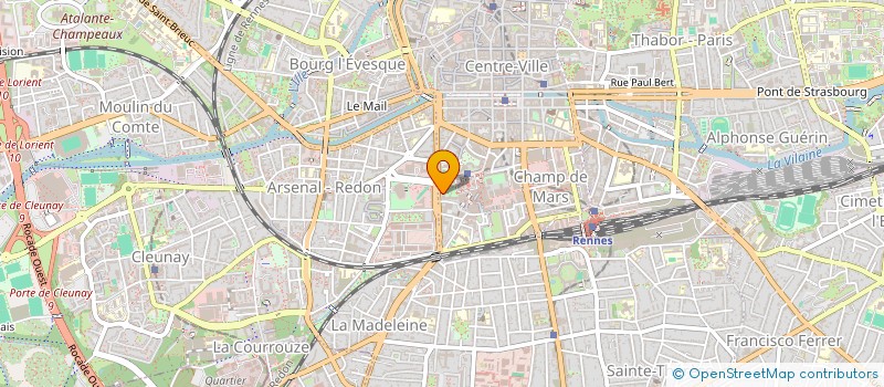 localisation de l'entreprise LRY à RENNES
