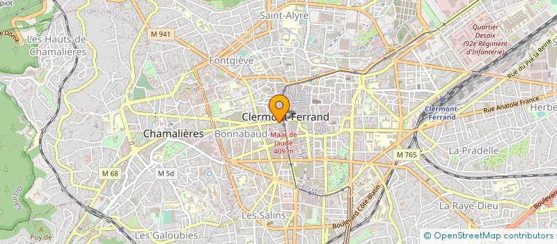 localisation de l'entreprise LRZ à CLERMONT-FERRAND