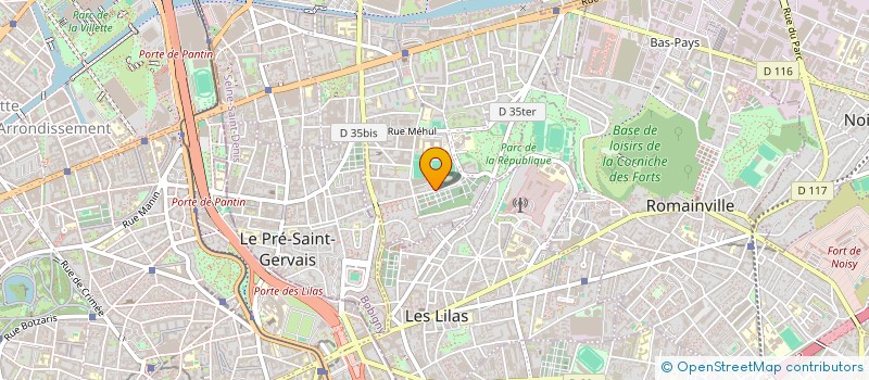 localisation de l'entreprise LS 26 à PANTIN