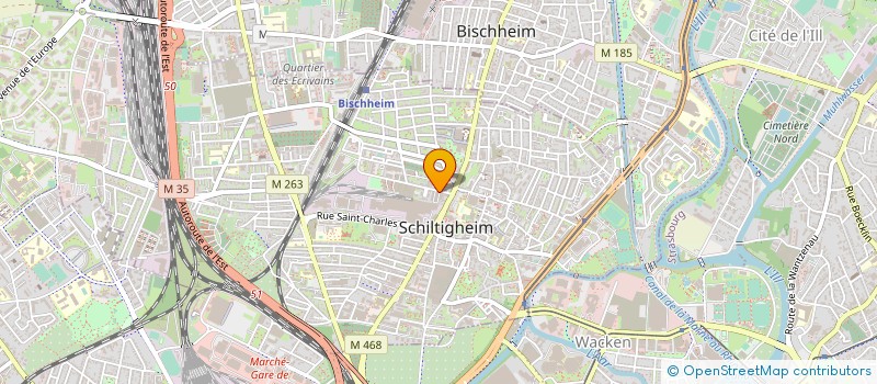 localisation de l'entreprise LS 2A PEINTURES  MUNDOLSHEIM