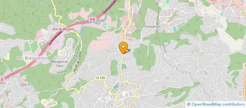 localisation de l'entreprise LS à VALLAURIS