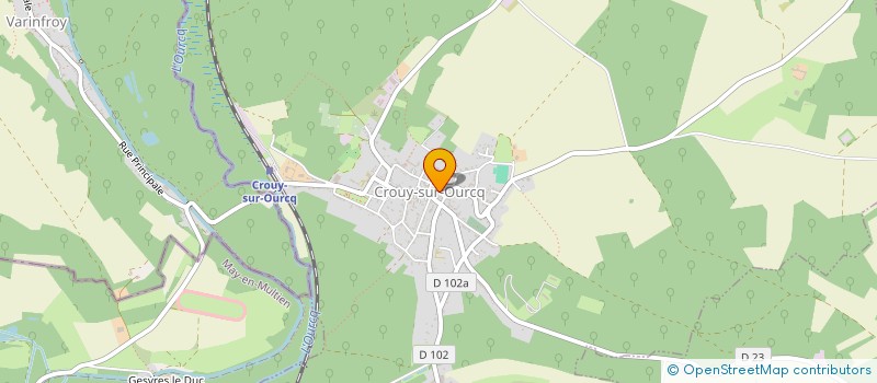 localisation de l'entreprise LS  CROUY-SUR-OURCQ