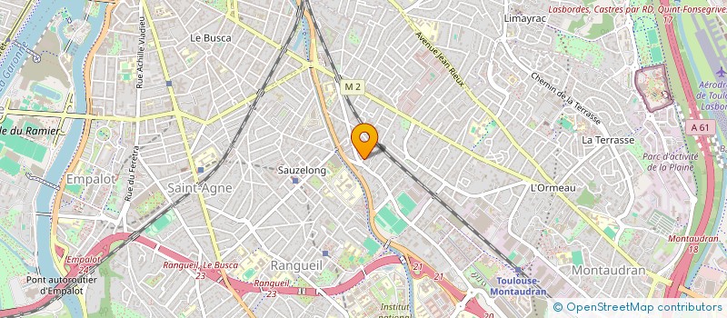 localisation de l'entreprise LS à TOULOUSE