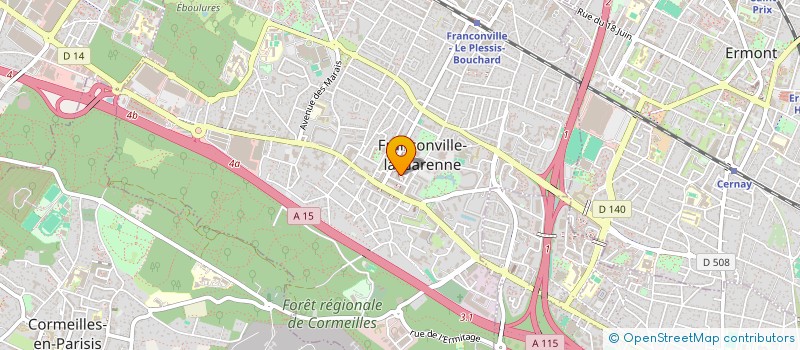 localisation de l'entreprise LS  FRANCONVILLE