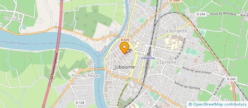 localisation de l'entreprise LS à LIBOURNE