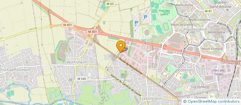 localisation de l'entreprise LS  ECKBOLSHEIM