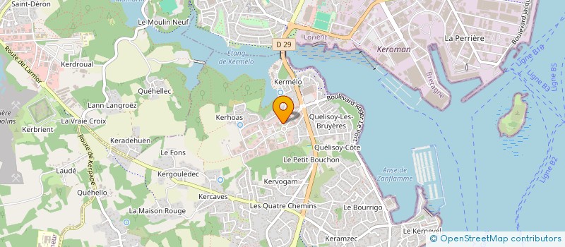 localisation de l'entreprise LS 56  LARMOR-PLAGE