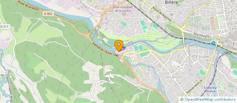 localisation de l'entreprise LS à JURANCON