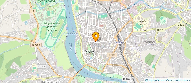 localisation de l'entreprise LS à VICHY