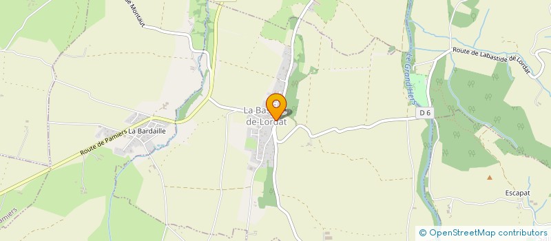 localisation de l'entreprise LS à LA BASTIDE-DE-LORDAT