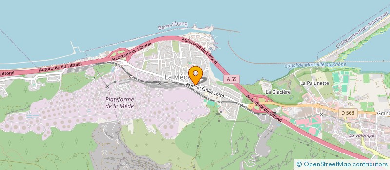 localisation de l'entreprise LS  CHATEAUNEUF-LES-MARTIGUES