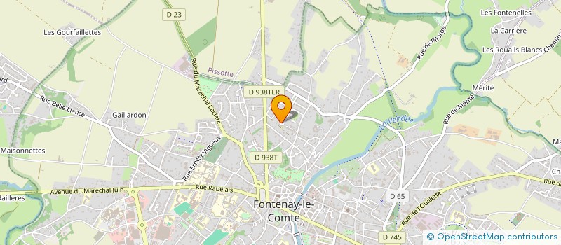 localisation de l'entreprise LS AERO  FONTENAY-LE-COMTE