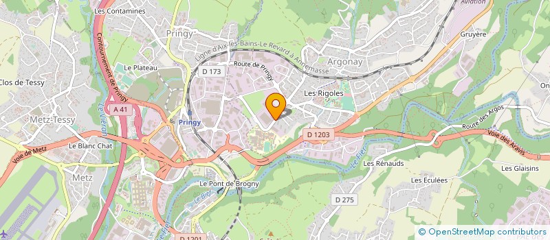 localisation de l'entreprise LS ALPES à ANNECY