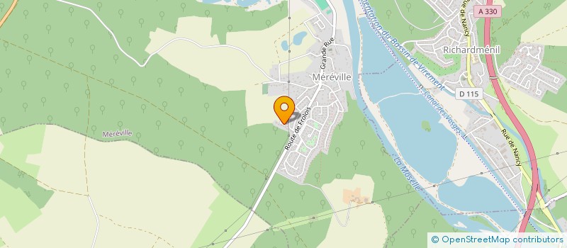 localisation de l'entreprise LS AND COM à MEREVILLE