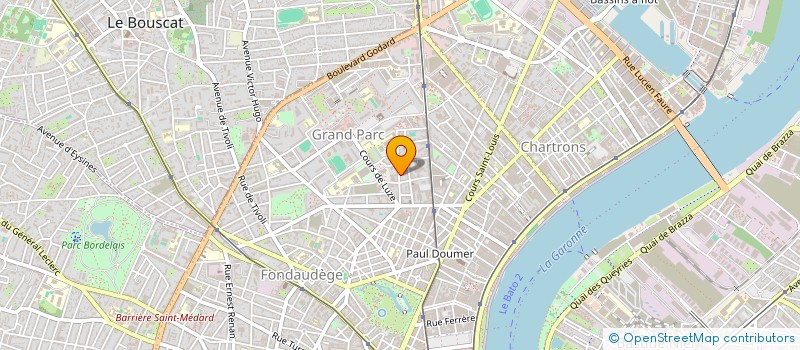 localisation de l'entreprise LS ARCHITECTES  BORDEAUX