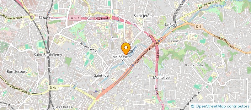 localisation de l'entreprise LS AUTO 13  MARSEILLE