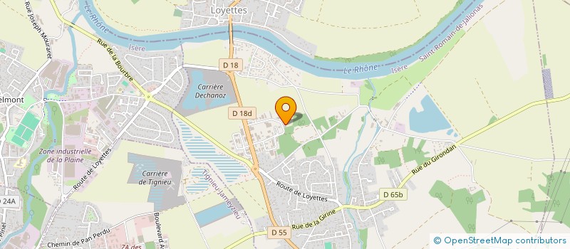 localisation de l'entreprise LS AUTO à SAINT-ROMAIN-DE-JALIONAS