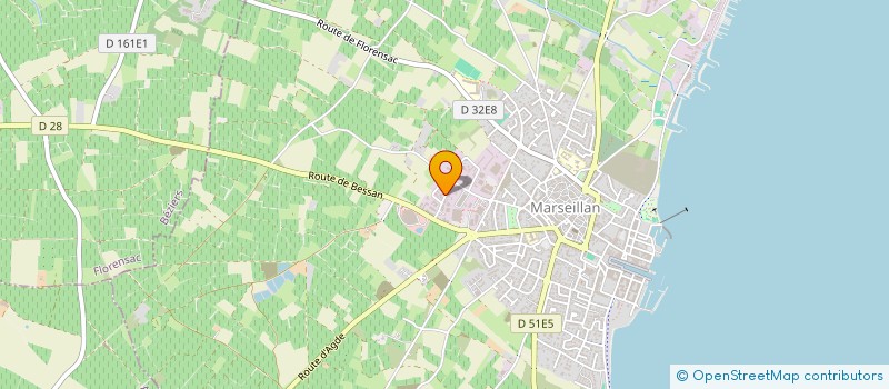 localisation de l'entreprise LS AUTO à MARSEILLAN