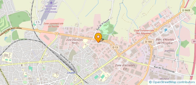 localisation de l'entreprise LS AUTO PREMIUM à CHOLET