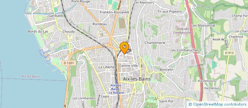 localisation de l'entreprise LS BARBER  AIX-LES-BAINS