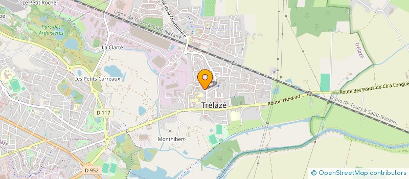 localisation de l'entreprise LS BATI à TRELAZE