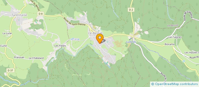 localisation de l'entreprise LS CAPITAL  LE BESSAT