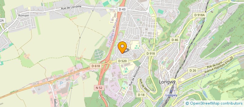 localisation de l'entreprise LS CARRELAGE à LONGWY